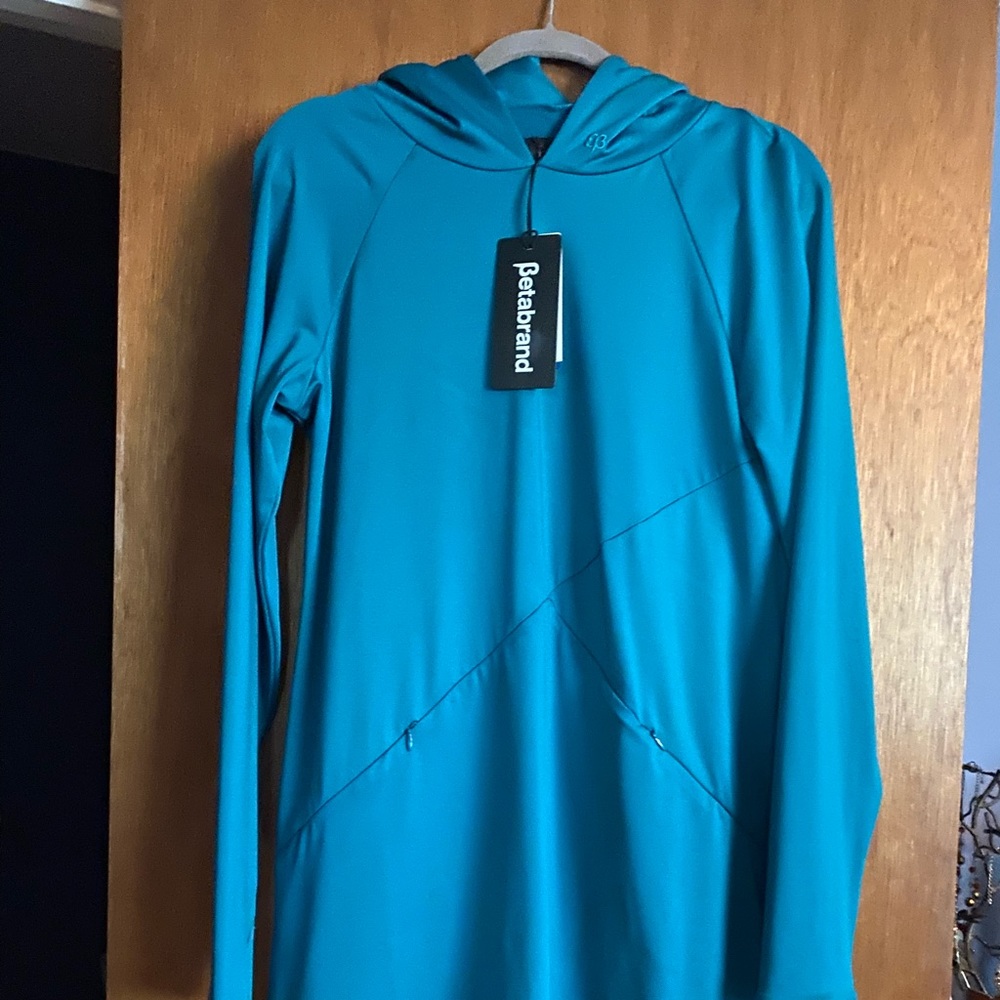 Betabrand Red-Eye Travel Dress, NWT